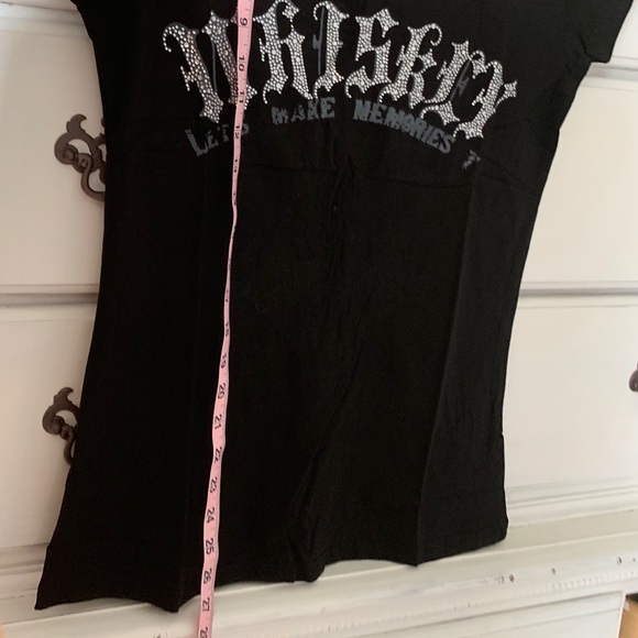 Black Rhinestone Whiskey Tee - Picture 6 of 8